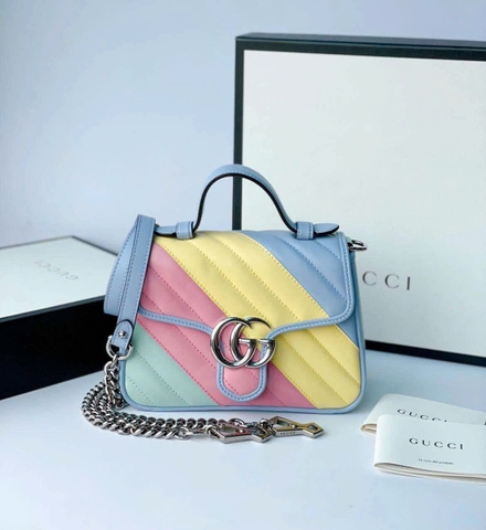 Túi Xách Gucci Marmont Top Handle Mini