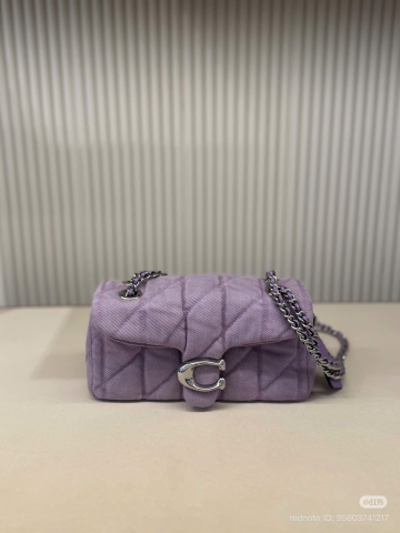 Túi Coach Tabby Denim Tím