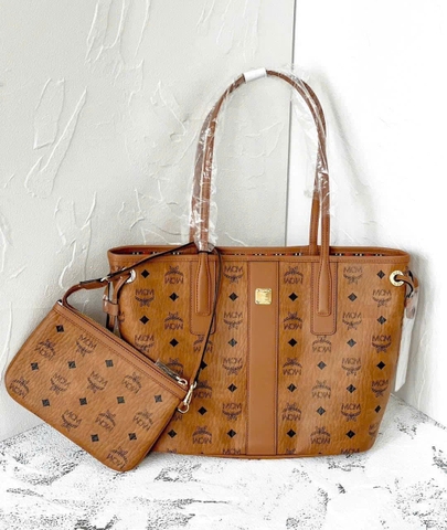 MCM Visetos Reversible Shopper