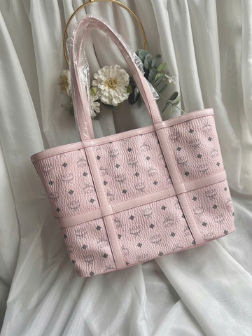 Túi Tote Mcm Neverfull Delmy Hồng