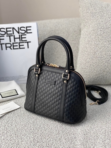 Túi Gucci Micro Guccissima Small Dome Satchel Beige