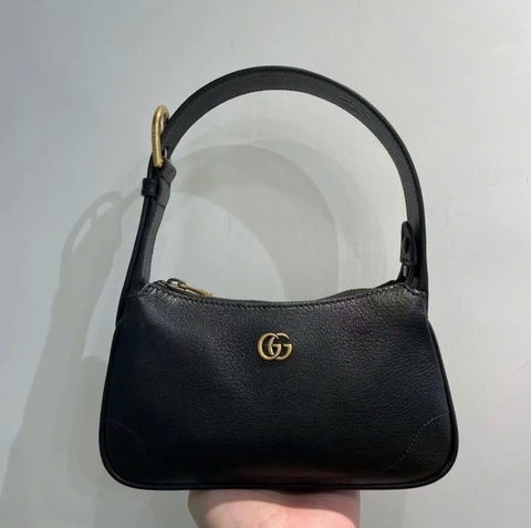 Túi Đeo Vai Gucci Aphrodite Embellished Textured-Leather Shoulder Bag