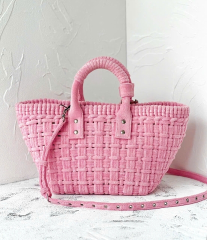 Túi Balenciaga Bistro vải tweed