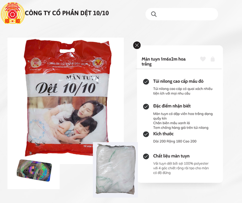 Màn mắc dây 1m6x2m