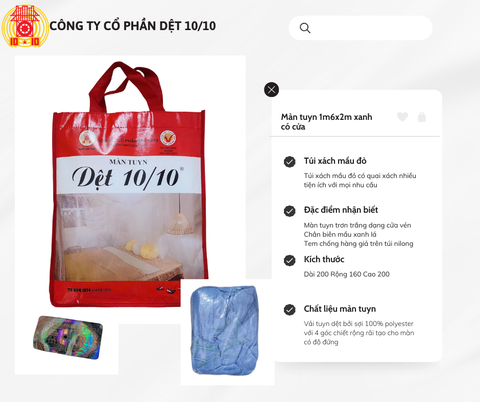 Màn mắc dây 1m6x2m có cửa