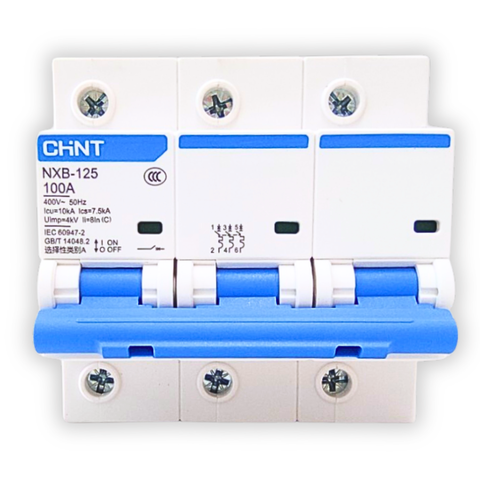 Aptomat CHINT NXB-125-3P 100A