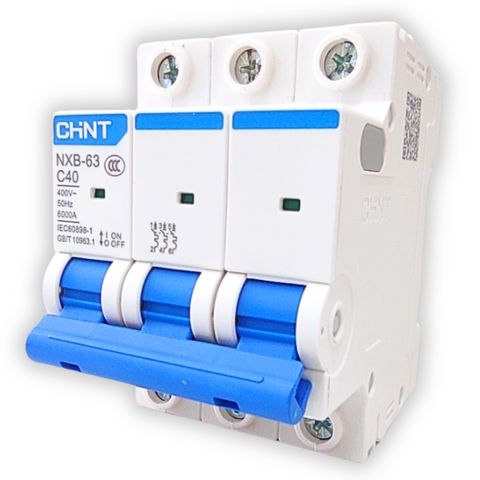 Aptomat CHINT NXB-63-3P-C 40A