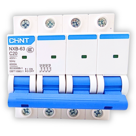 Aptomat CHINT NXB-63-4P-C 20A