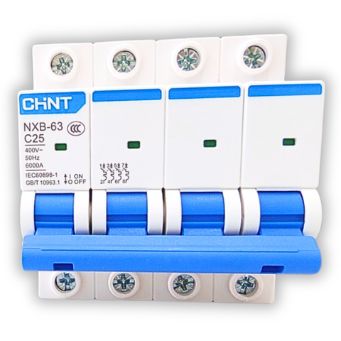 Aptomat CHINT NXB-63-4P-C 25A
