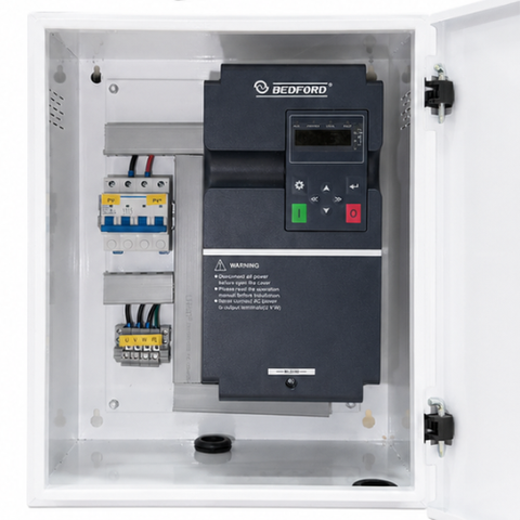 Tủ Điện Tích Hợp Biến Tần Bơm Bedford 7.5kW | 3 Pha | 380V