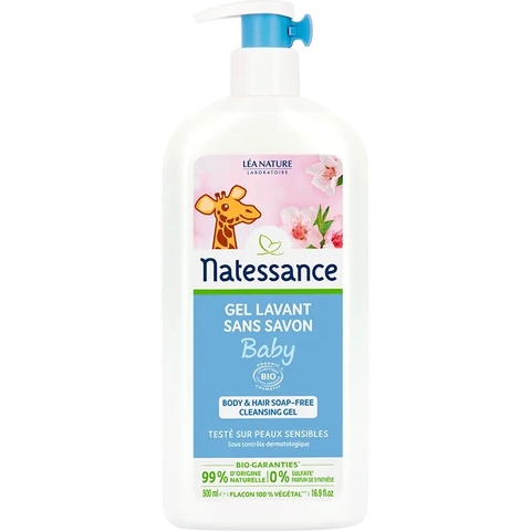 Gel tắm gội Bio Natessance 500ml ( 3y+)