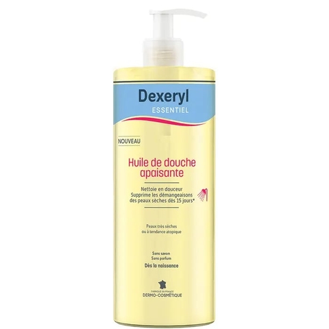 Dầu tắm chống kích ứng da, khô da Dexeryl 500ml ( 0m+)