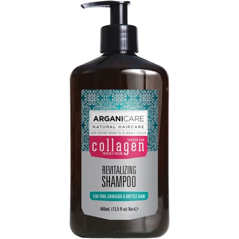 Dầu gội ArganiCare Collagen hương nước hoa, cho tóc hư tổn
