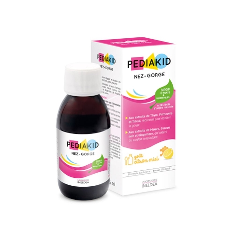 Pediakid tăng đề kháng tai, mũi, họng 125ml ( 6m+)