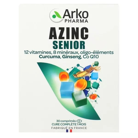 Vitamin tổng hợp cho người trên 55 tuổi AzinC Senior 30v