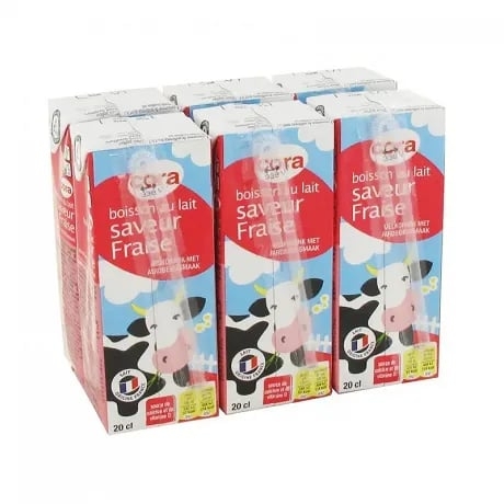 Sữa Cora vị dâu 200ml ( 6 hộp )