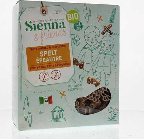Mì nui Sienna hình ngộ nghĩnh Italy