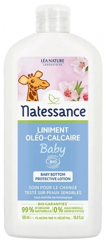 Dầu vệ sinh thay bỉm Natessance 500ml ( 0m+)