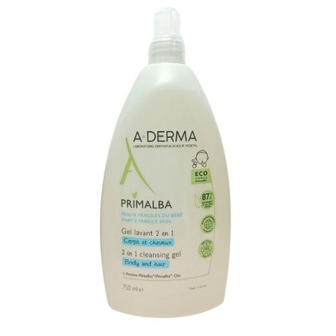 Sữa tắm gội A-Derma 750ml ( 0m+)