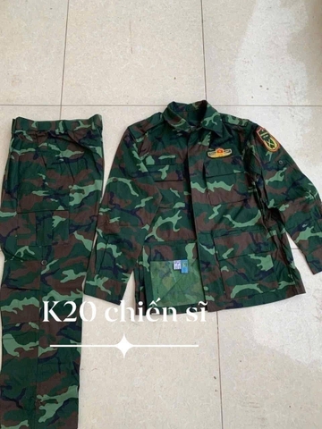 Quần áo K20 chiến sĩ