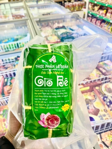 Giò bê Lê Duẩn - đặc sản Nghệ An