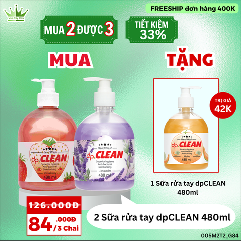 COMBO 3 SỮA RỬA TAY 480ML M2T1 (B02_G84)