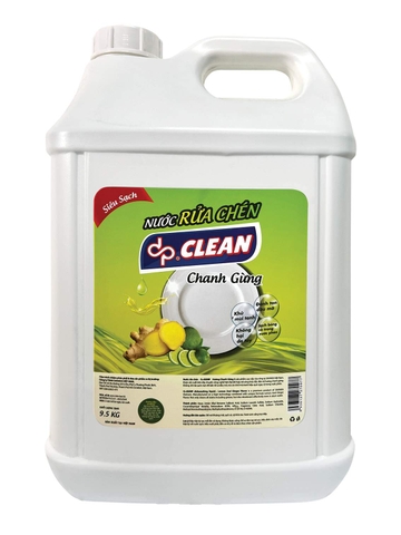 Nước rửa chén dpCLEAN 9.5L - Chanh gừng