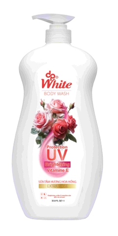 Sữa tắm dpWHITE 1L - Hoa hồng