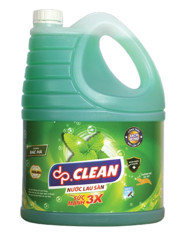 Nước lau sàn dpCLEAN 3.8L - Bạc hà