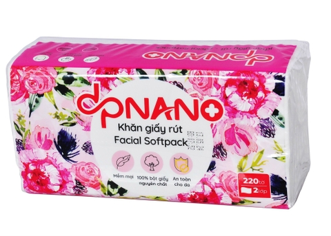 Khăn giấy rút nhỏ dpNano (220 tờ)