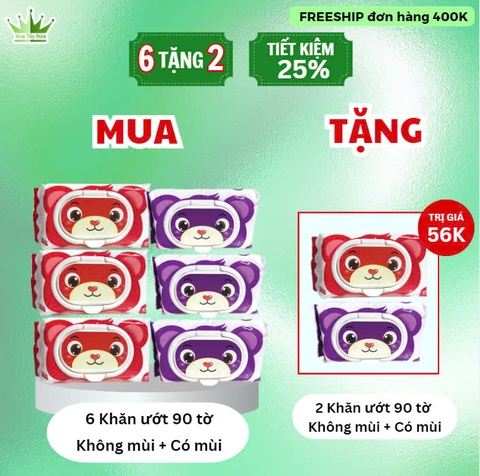 COMBO KHĂN ƯỚT M3T1 (B01_G168)