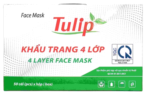 Khẩu trang 4 lớp TULIP 50C