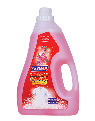 Nước giặt đậm đặc dpCLEAN 1.8kg - Hương Hoa Đam Mê