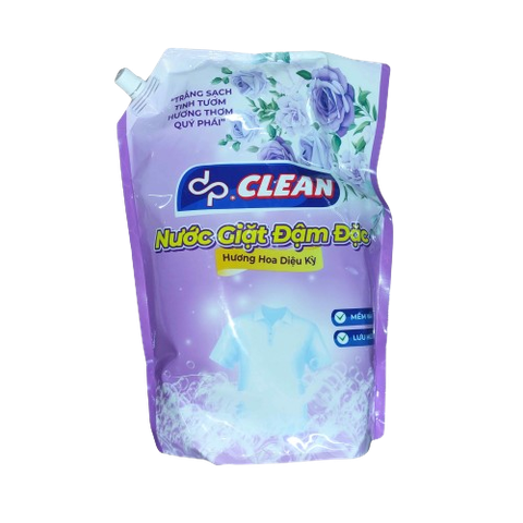 Nước giặt túi đậm đặc dpCLEAN 3.6kg - Hương Hoa Diệu Kỳ