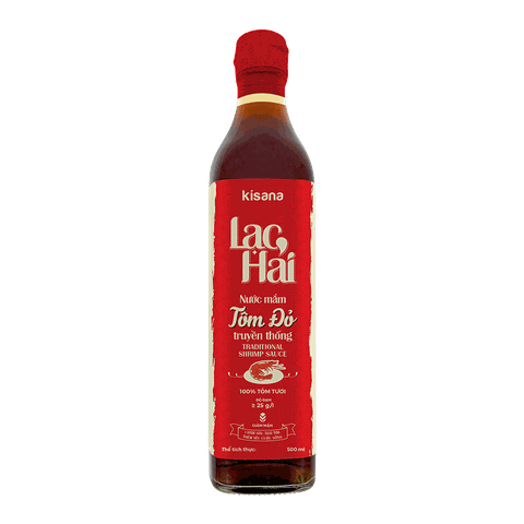 Lạc Hải - Nước mắm tôm đỏ truyền thống 500ml