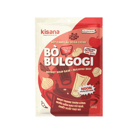 Kisana - Sốt canh lẩu hoàn chỉnh - Bò Bulgogi 180g