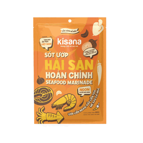 Kisana - Sốt ướp hải sản hoàn chỉnh 80g