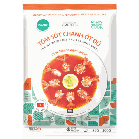 Inmin - Tôm sốt Chanh ớt đỏ 200g