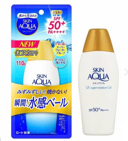 Chống nắng Skin Aqua xanh Super moistore UV gel 110g