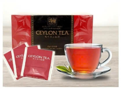Hồng trà túi lọc Ceylon Tea (Hộp 25 gói x 2g)
