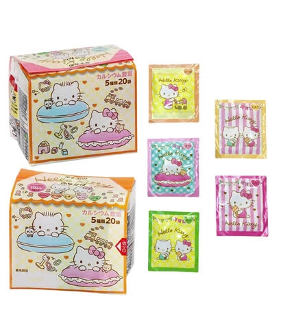 Gia vị rắc cơm thập cẩm Hello Kitty, 20 gói nhỏ/túi