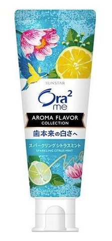 Kem đánh răng Sunstar Ora2 hương chanh bạc hà (Xanh)