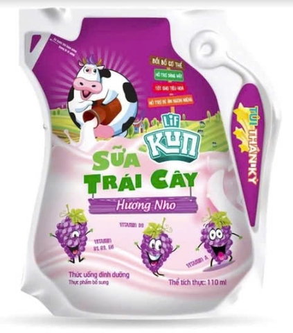 SỮA T.CAY KUN NHO 110ML