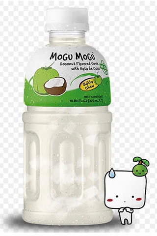 Nước Uống Mogu Mogu Vị Dừa Với Thạch Dừa Chai 320ml