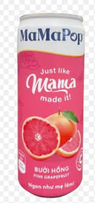 Nước trái cây có ga MAMAPOP ổi hồng lon 330ml