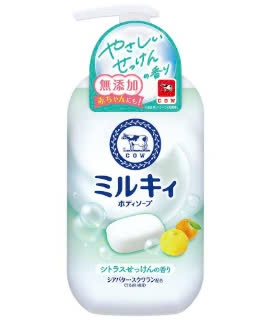 Sữa Tắm Hương Cam Chanh Cow Milky Body Soap 500ml