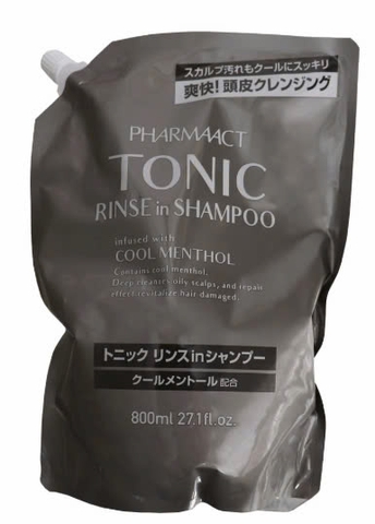 Dầu gội Tonic Pharmact Cool cho nam 800ml Refill