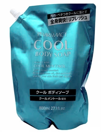 Pharmaact Cool- tắm body cho nam 800ML refill