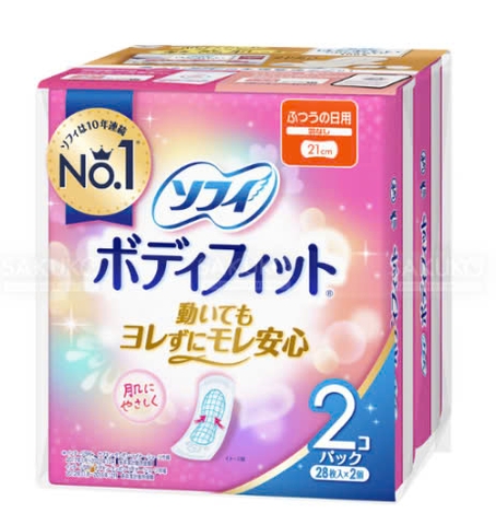 BVS Unicharm Sophie Ngày không Cánh (28 miếng x 2 gói)