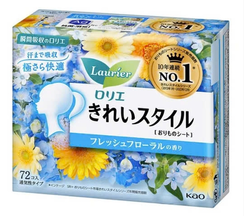 BVS hàng ngày Laurier hương hoa cúc 72 miếng